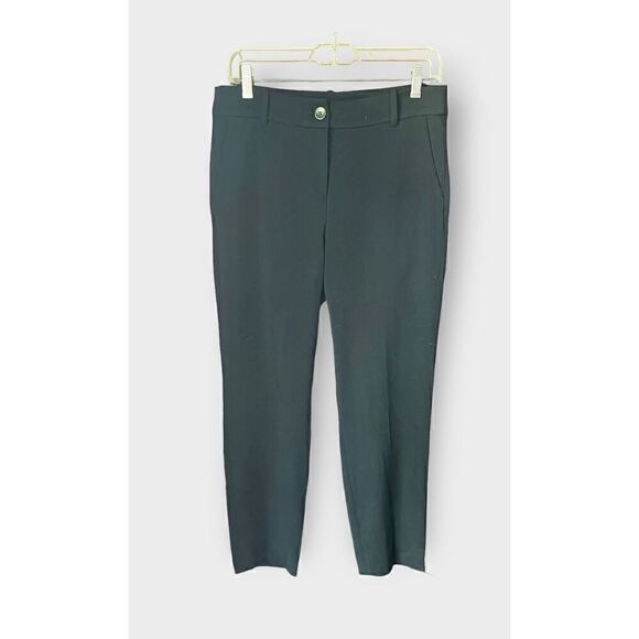 J. Crew Women’s Size 6 Black Trousers Slim Ankle Pants Polyester Viscose Blend S - Picture 1 of 6